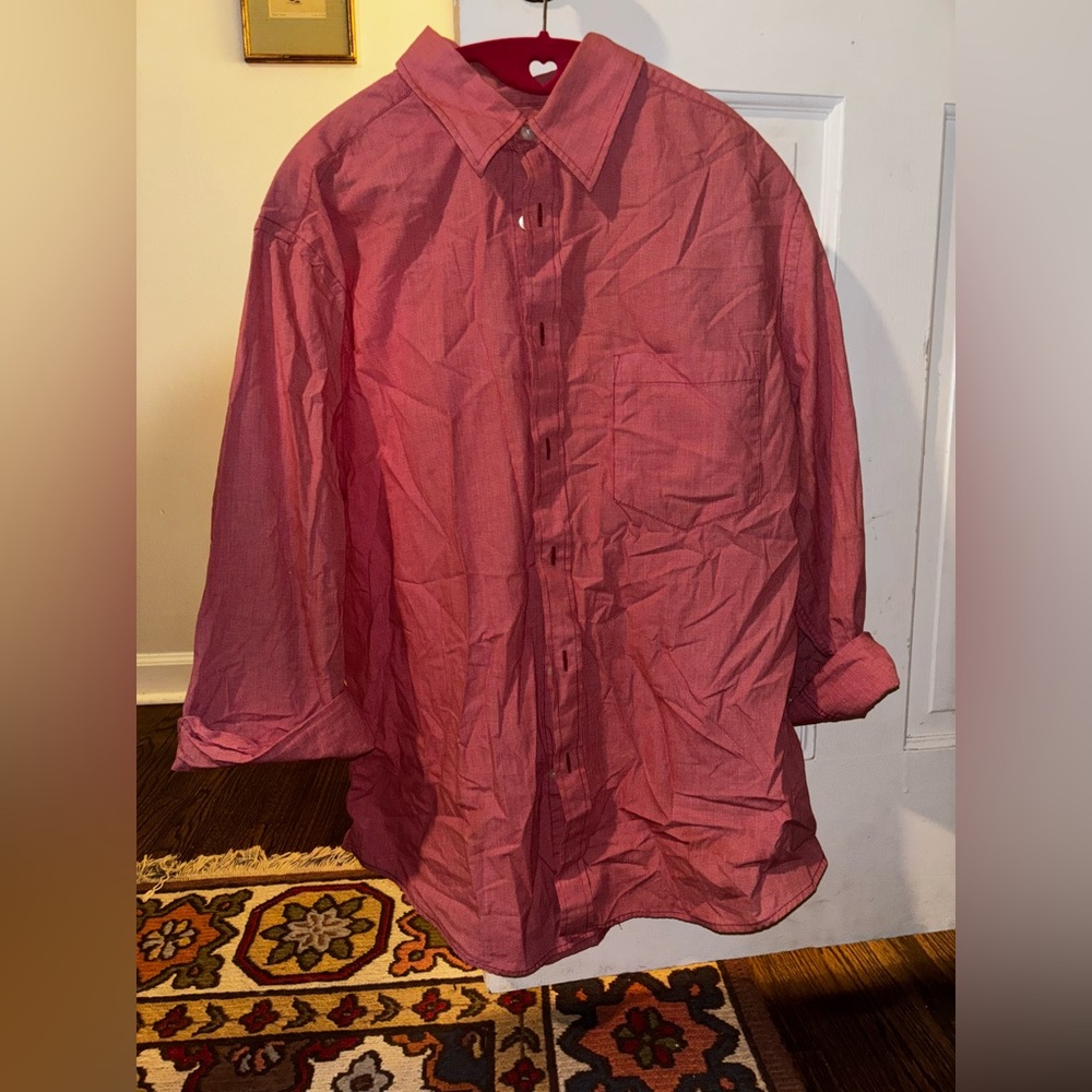 Merona Pink Checkered Shirt